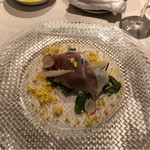 タント・タント　 - オードブル
      パルマ産生ハムとホワイトアスパラガス