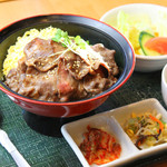 En - 牛タン丼ランチセット