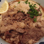 炙り牛肉ぶっかけ（肉W） 1,200円