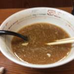 ラーメン二郎 - 食べ終えた図