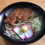 かしわや - きつねうどん ¥520