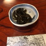 虎ノ門 大坂屋 砂場 - 切り昆布