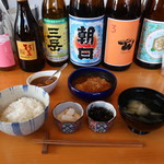 ワインカフェ 月 - カジキマグロの麻婆煮定食＋一口カレー