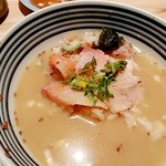 日本橋海鮮丼 つじ半 - 鯛スープをかけたお茶漬　並んでた食べる気持ちが解る