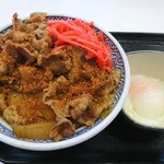 Yoshinoya - 七味ドバドバ、紅ショウガてんこ盛り