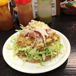メキシコレストラン トルタコス - パリッとしたティンガ トスターダ