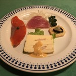 仏蘭西亭 - オードゥヴルの盛り合せ