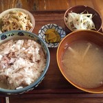 ひとところ カフェ - いなか定食