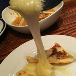 ダバ インディア - クルチャのチーズがビロ～ン(*￣∇￣)ノ