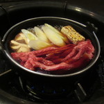 焼肉 銀座コバウ - すき焼き