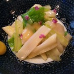 長生庵 - うるいとホタテの酢味噌あえ