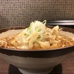 福寿草 - かき揚げ蕎麦 側面