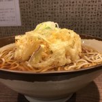 福寿草 - 季節のかき揚げ蕎麦 側面