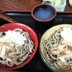 たかさと庵 - 自分が食べた二色そばの「西山」です。