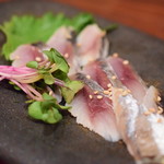 真アジ酢〆＠600円＋税