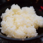 とんかつ 大宝 - 【ランチ ヒレかつ定食@税込1,050円】白米：半盛りでお願いしました。これで茶碗一杯弱くらいかと。