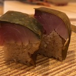 鮨 鈴木 - 【９月②】真鯖棒鮨