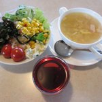 カフェレストラン 楓 - サラダだバー＆スープ2018.03.06