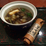 鶴よし - 鴨汁と黒七味