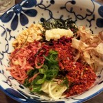 ガクオン食堂 - 唐辛子油そば 700円(2018.03.12)