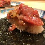 銀座 しのはら - トロタク手巻き