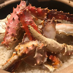 銀座 しのはら - タラバカニの炊き込みご飯