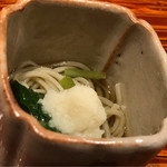 銀座 しのはら - 花山葵蕎麦