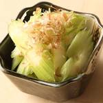 串かつ でんがな - セロリの浅漬け
