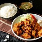 串かつ でんがな - ジャンボチキンカツ定食
