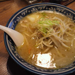 佐々木家 秋田本店 - 肉野菜ラーメン　塩味