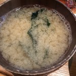 しずる - 味噌汁(定食のセット)