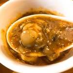 【2018年01月】牡蠣入り陳麻婆豆腐、アップ、美味いです。