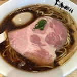 Ramen にじゅうぶんのいち - 醤油そば、味玉付き