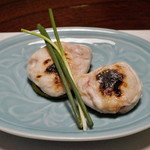 ぎおん 阪川 - 河豚の白子焼き