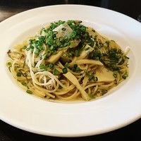トラットリア ゴデレッチョ エビス 恵比寿 - 筍と浅利の和風スパゲッティ