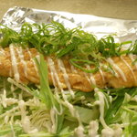 てっぱん料理 不愛荘 - 桜海老のだしまき玉子