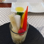 ビストロ ダイア - 蕗の薹ソースのバーニャカウダ