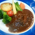 BISTRO CHAUD LAPIN - メイン　和牛のほほ肉赤ワインソース　これも盤石な定番メニュー