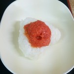 立ち食いうどん 味沢 - おにぎり（明太子）