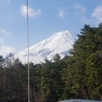 トップ オブ フォレスト - 朝食時　窓から富士山(^^)