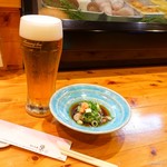 栄 - 2018年2月　生ビール中【500円】