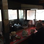 きらく - ホルモン焚いてる鍋（遠目）