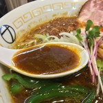 ナルトもメンマもないけれど - カレーラーのスープ