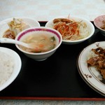 台湾料理　四季紅 - コマ焼きランチ
