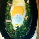 風林火山 - ほうれん草のポパイ炒め