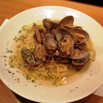 炭焼創作割烹 旬 - アサリスープ　生パスタ５４０円（税込）