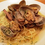 炭焼創作割烹 旬 - アサリスープ　生パスタ