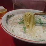 ミッドナイトヌードル ジャカルタラーメン  - 細ちぢれ麺