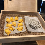 リストランテ ナカモト - アンニョロッティとパヴェッテ。