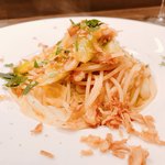 創作イタリアン Gemelli - 桜エビと春キャベツのオイルスパゲッティー二